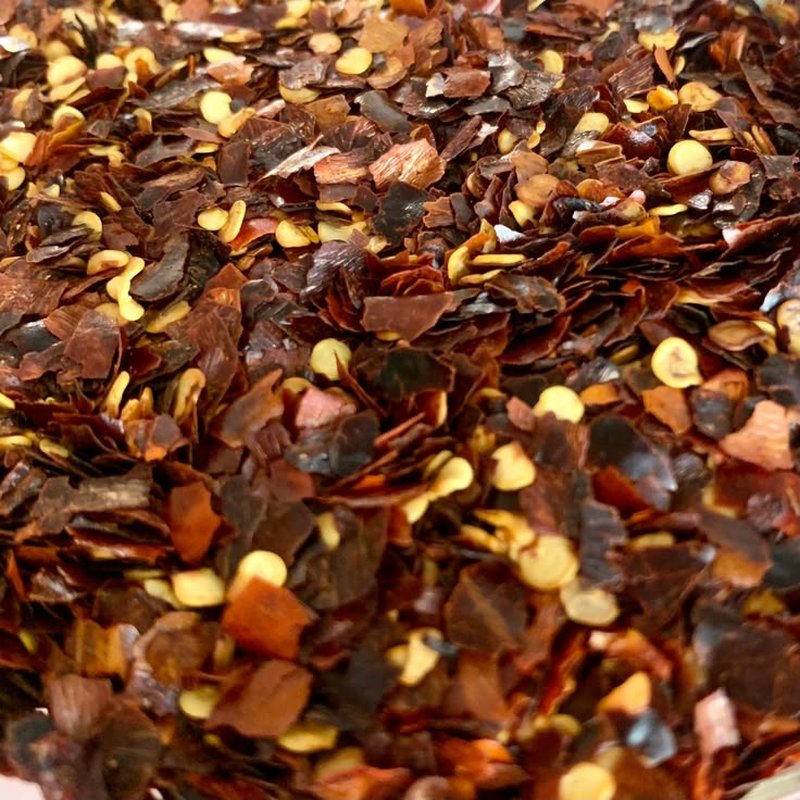 Chilli flakes roasted