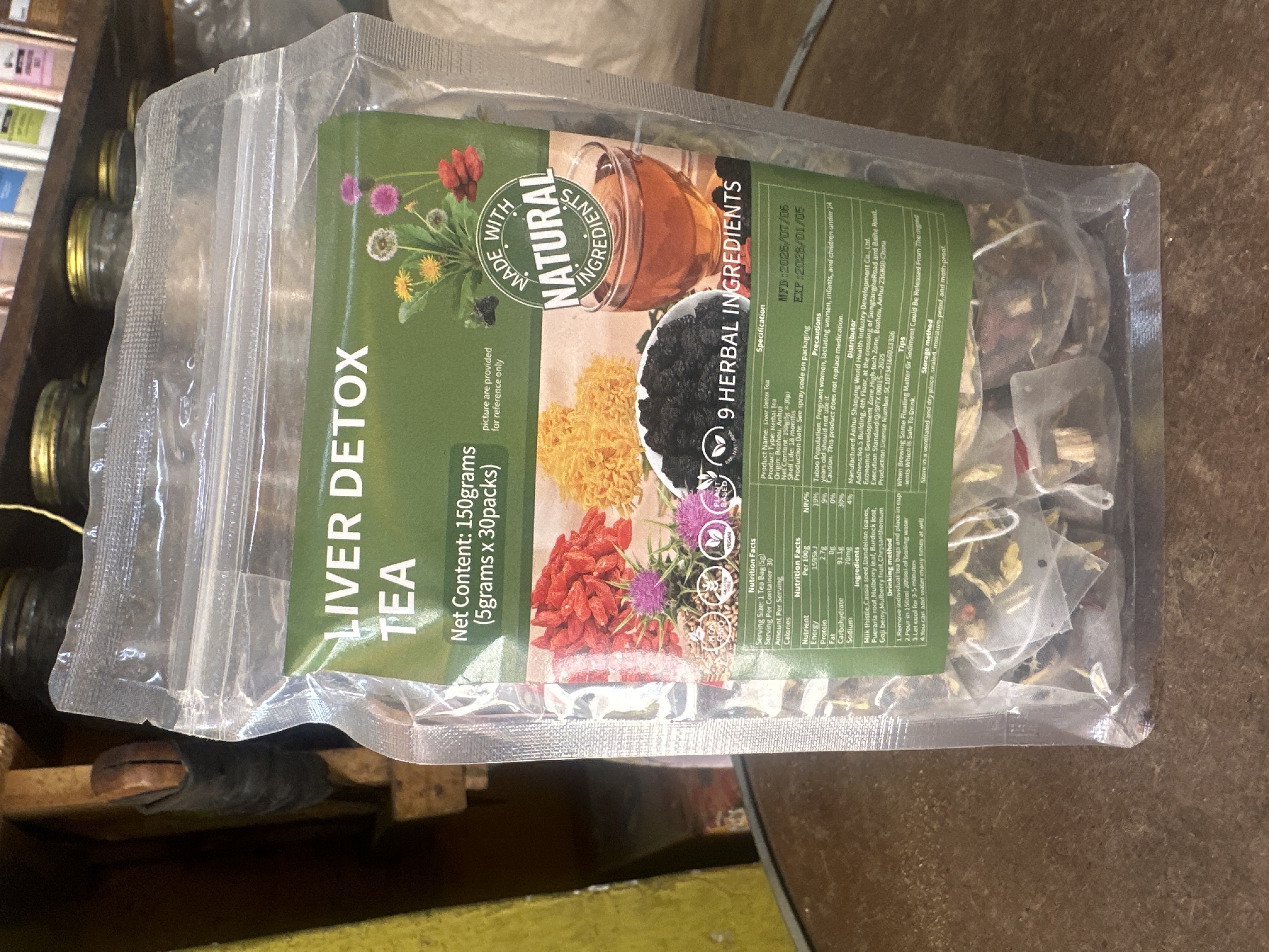 Liver detox tea